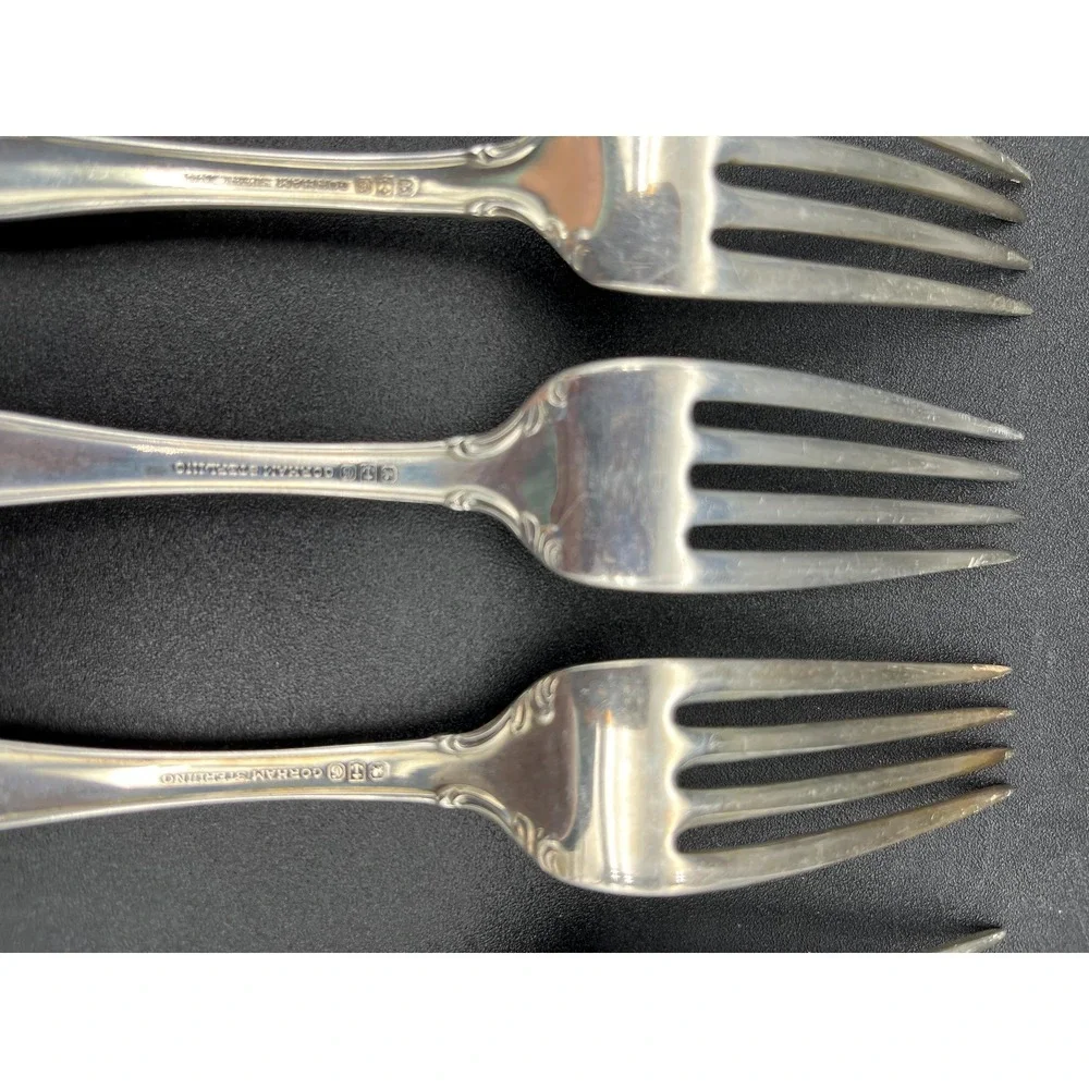 Andante Sterling Silver Dinner Fork Set 4 Pieces By Gorham Silver